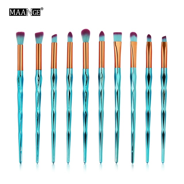 MAANGE 7/10Pcs Diamond Makeup Brushes Set - Makeup Brushes - 99fab.com