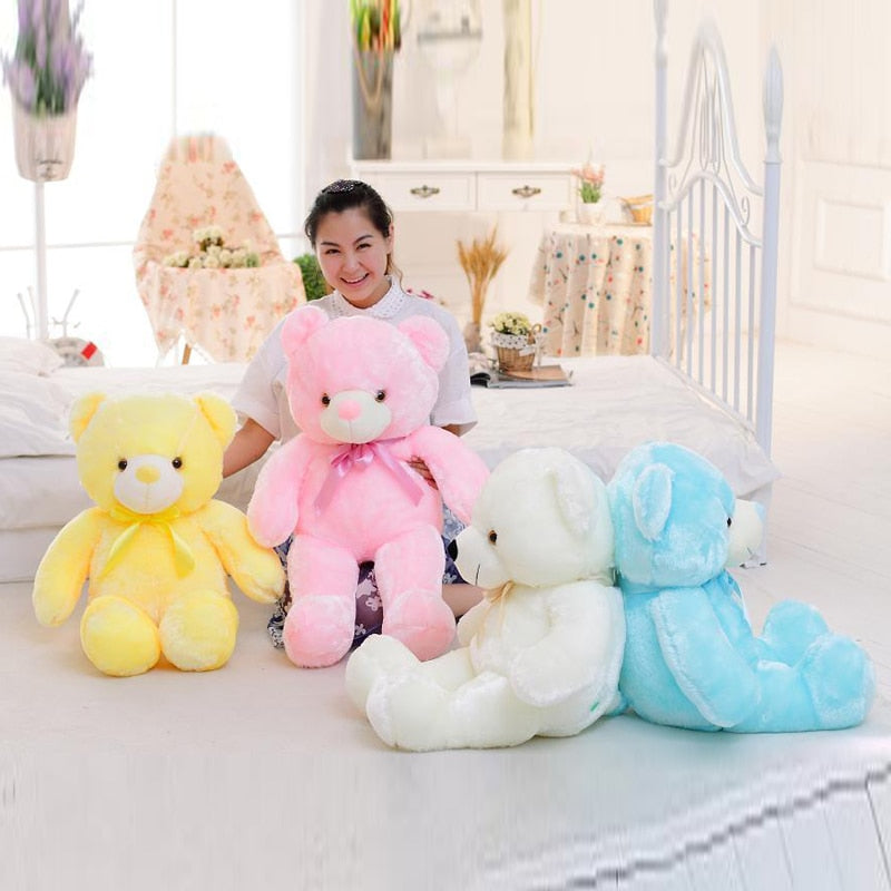 Creative Luminous Light Up LED Teddy Bear Plush - Teddy Bear - 99fab.com