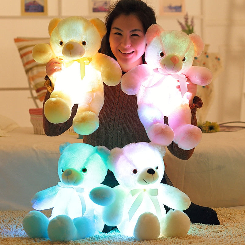 Creative Luminous Light Up LED Teddy Bear Plush - Teddy Bear - 99fab.com