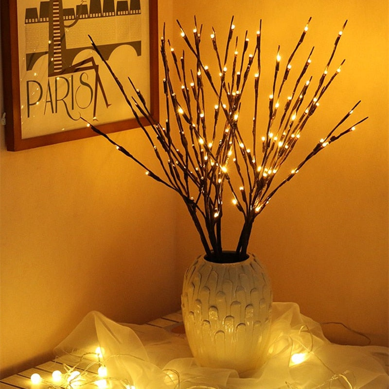 Twig Tree 20 Bulbs LED Willow Branch Lamp - decor - 99fab.com