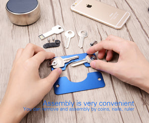 Aluminum Metallic EDC Key Wallets - Gadgets - 99fab.com