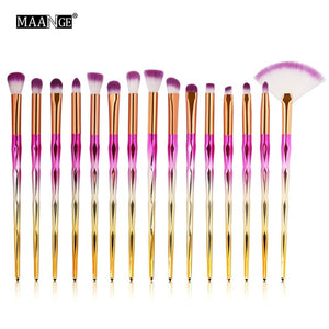 MAANGE 7/10Pcs Diamond Makeup Brushes Set - Makeup Brushes - 99fab.com