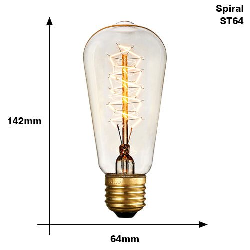 Retro Edison Light Bulb Filament Vintage Ampoule Incandescent Lamp E27 220V 40W - edison bulb - 99fab.com