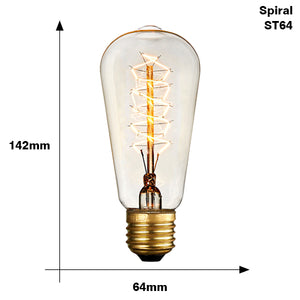 Retro Edison Light Bulb Filament Vintage Ampoule Incandescent Lamp E27 220V 40W - edison bulb - 99fab.com