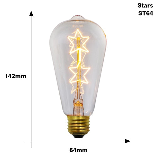 Retro Edison Light Bulb Filament Vintage Ampoule Incandescent Lamp E27 220V 40W - edison bulb - 99fab.com