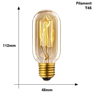 Retro Edison Light Bulb Filament Vintage Ampoule Incandescent Lamp E27 220V 40W - edison bulb - 99fab.com