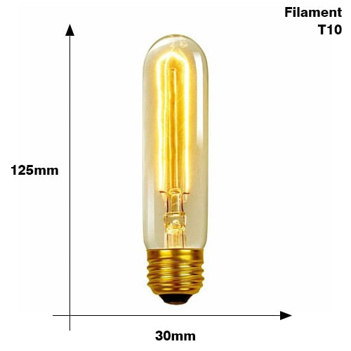 Retro Edison Light Bulb Filament Vintage Ampoule Incandescent Lamp E27 220V 40W - edison bulb - 99fab.com