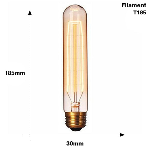 Retro Edison Light Bulb Filament Vintage Ampoule Incandescent Lamp E27 220V 40W - edison bulb - 99fab.com