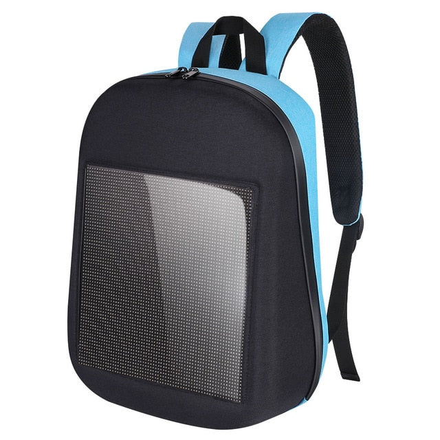 WIFI Version Smart LED Dynamic Waterproof Backpack - gadget - 99fab.com