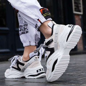 2019 Harajuku Autumn Vintage Sneakers Men Breathable Mesh Casual Shoes - men shoes - 99fab.com