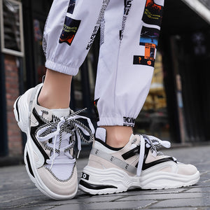 2019 Harajuku Autumn Vintage Sneakers Men Breathable Mesh Casual Shoes - men shoes - 99fab.com