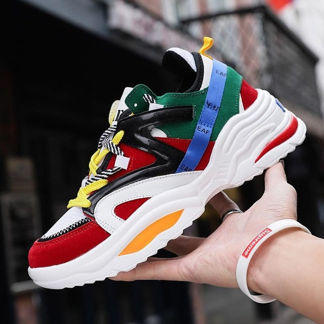 2019 Harajuku Autumn Vintage Sneakers Men Breathable Mesh Casual Shoes - men shoes - 99fab.com