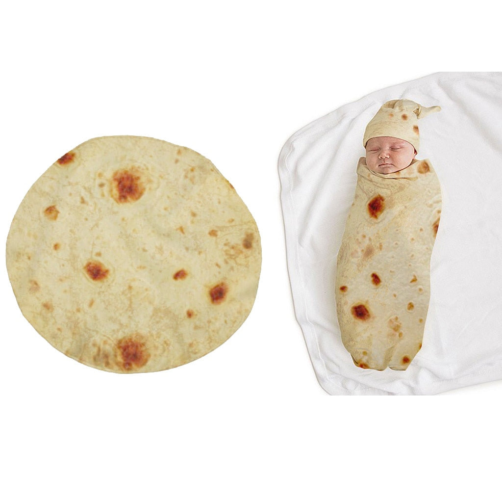 High Quality Burrito Baby Blanket - Baby Blanket - 99fab.com