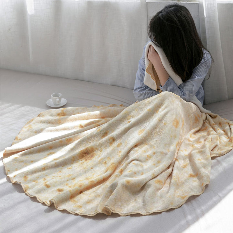 Super Soft Round Shape Burrito Blanket - bedding - 99fab.com