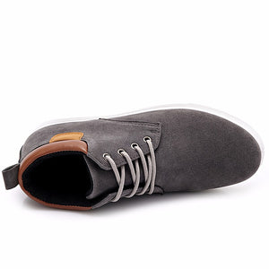 Men Casual Cotton Lace-up Ankle Flats - men shoes - 99fab.com