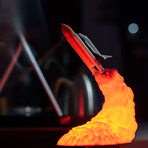 3D Print Space Shuttle Rocket Lamp Night Light - led lamp - 99fab.com