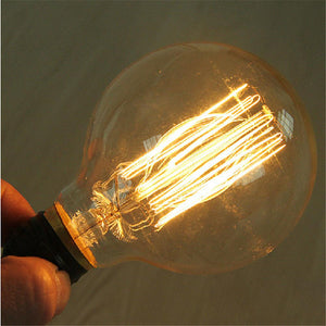 E26 G95 60W Vintage Retro Industrial Filament Dimmable Bulb~1049-1
