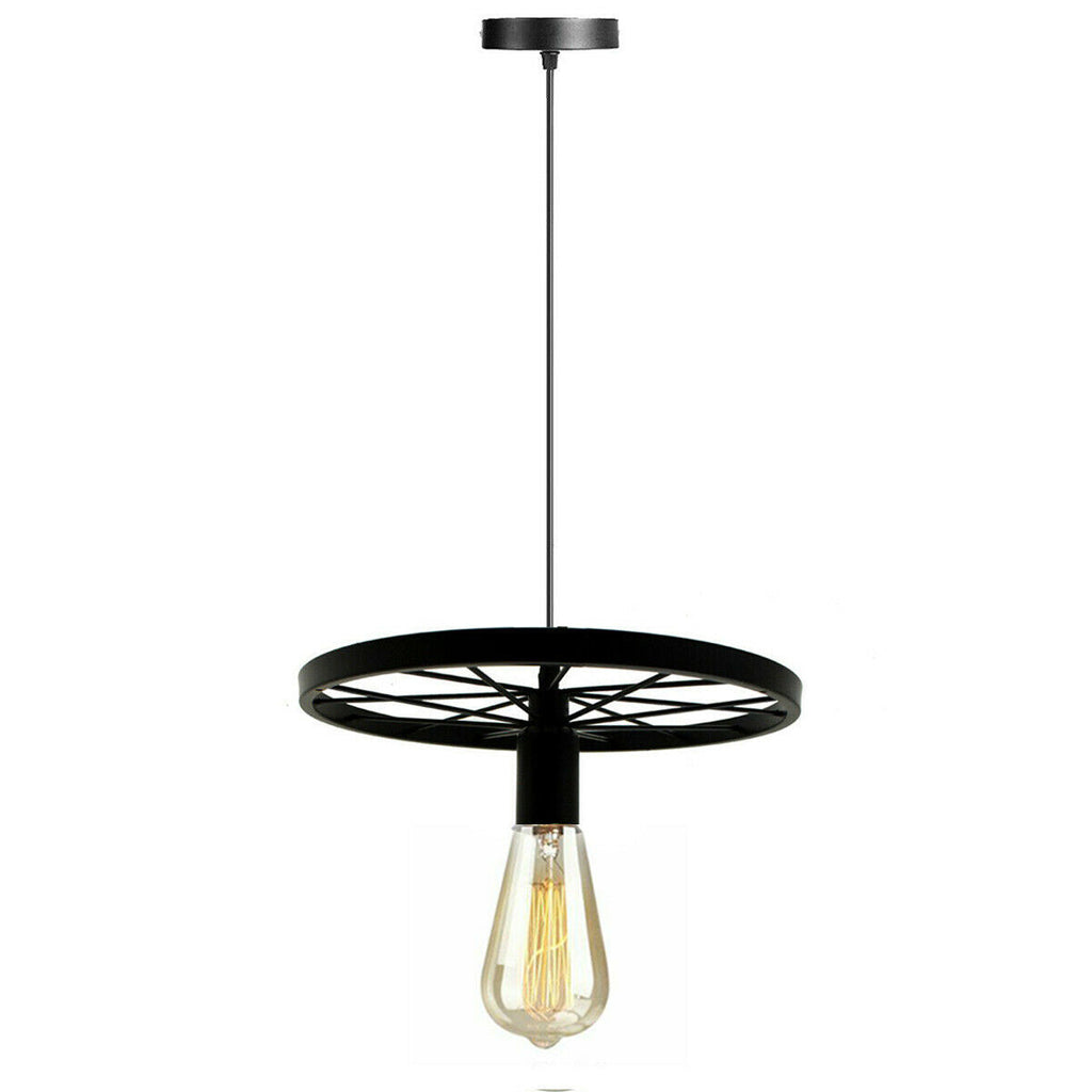 Modern Back Retro Pendant Lamp Ceiling Light Wheel Light for Bedroom cafe~1534 - 99fab 