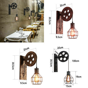 Wheel Light Wall Lamp Lighting Brushed Copper