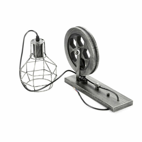 Wheel Light Wall Lamp Lighting Brushed Silver