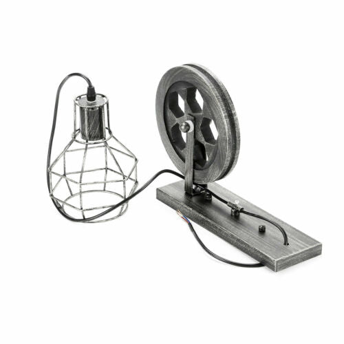Wheel Light Wall Lamp Lighting Brushed Silver - 99fab 