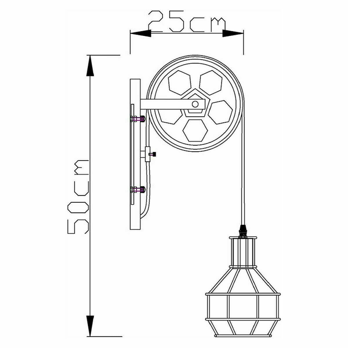 Wheel Light Wall Lamp Lighting