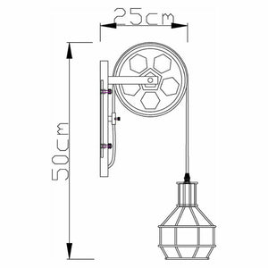 Wheel Light Wall Lamp Lighting