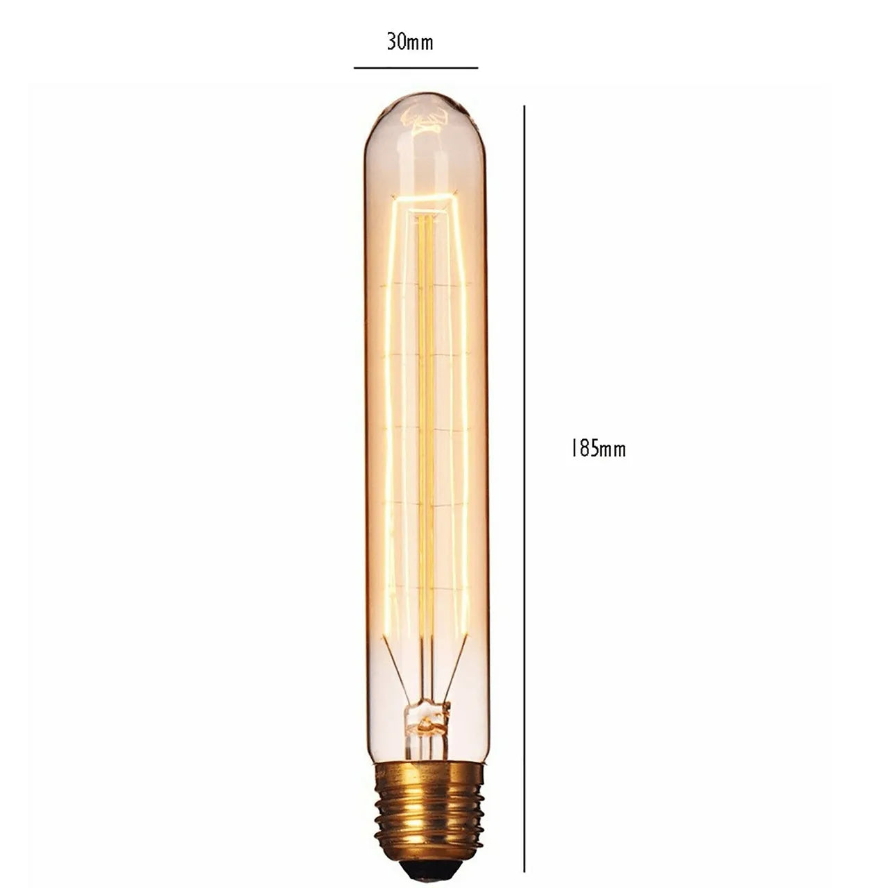 E26 T185 60W Vintage Retro Industrial Filament Bulb 1 / 2 / 3 / 5 pack ~ 1633-11