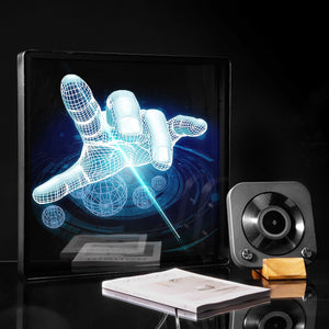 3D Hologram LED Fan With Frame Supports APP & Bluetooth Connectivity-5